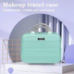 Green Travel Makeup Bag by GigabitBest