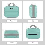 Green Travel Makeup Bag by GigabitBest