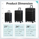 21-Inch Airline Approved Hard Shell Carry-On Suitcase
