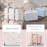 Mini Hard Shell Makeup Case for Travel - Light Yellow