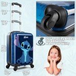 Disney Stitch Hard Shell Suitcase Set