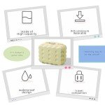 Mini Hard Shell Makeup Case for Travel - Light Yellow