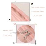 Mini Hard Shell Makeup Case for Travel - Light Yellow