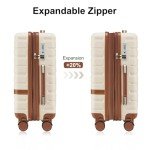 NEISIA Expandable Carry-On Luggage Set with Wheels