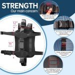 Heavy-Duty Backpack Conversion Straps for Luggage