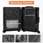 VentureVault Aluminum Carry-On Luggage 20-Inch