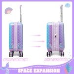 Cute Mermaid Kids Luggage Set with Spinner Wheels