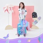 Cute Mermaid Kids Luggage Set with Spinner Wheels