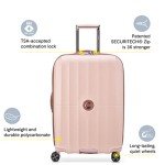 Pink DELSEY Paris St. Tropez Hardside Spinner Luggage