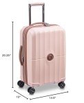 Pink DELSEY Paris St. Tropez Hardside Spinner Luggage