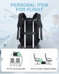 BAGSMART 40L Black Laptop Backpack with Packing Cubes