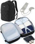 BAGSMART 30L TSA-Approved Travel Backpack - Black