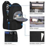 LARIPOP USB Charging Travel Laptop Backpack 15.6”