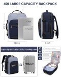 LOVEVOOK 40L Airline-Approved Travel Backpack with Packing Cubes