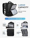 VECAVE Flight Approved Waterproof Carry-On Backpack