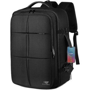 Large Flight-Approved Travel Backpack with USB Port