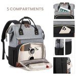 LOVEVOOK Women's Laptop Backpack with USB Port