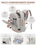LOVEVOOK 40L Flight Approved Women's Travel Backpack