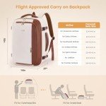 LOVEVOOK 40L Women’s Travel Backpack with Packing Cubes