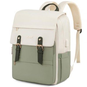 Vintage Laptop Backpack Purse for Women