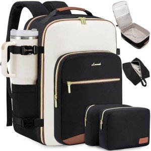 LOVEVOOK 40L Travel Backpack with Packing Cubes