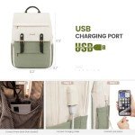 Vintage Laptop Backpack Purse for Women