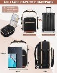 LOVEVOOK 40L Travel Backpack with Packing Cubes