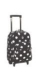 17-Inch Black Dot Rockland Rolling Backpack