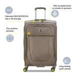 DELSEY Paris Helium DLX Softside Luggage, Navy Checked
