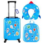 Sanwuta Astronaut Kids Luggage Set with Gifts