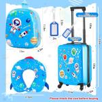 Sanwuta Astronaut Kids Luggage Set with Gifts