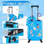 Sanwuta Astronaut Kids Luggage Set with Gifts