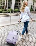 Women's 17" Rolling Aviation Backpack, Wheeled Carry-On