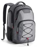 Aviation Laptop Backpack with USB Charger Hole - Grey