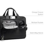 TUMI Alpha 3 Expandable Laptop Briefcase - Black