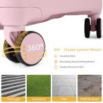 Orchid Pink 3-Piece Luggage Set with Duffel Bag