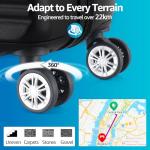 Expandable Hardshell Luggage Set with Spinner Wheels