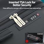 Expandable Hardshell Luggage Set with Spinner Wheels