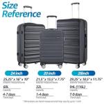 Expandable Hardshell Luggage Set with Spinner Wheels