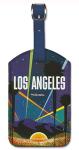 David Klein Los Angeles Leatherette Luggage Baggage Tag