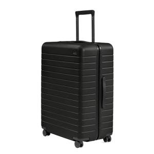 Away Large Checked Suitcase, Jet Black