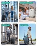 BAGSMART Expandable Carry-On Luggage with Wheels