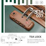 Larvender 3-Piece Expandable Carry-On Luggage Set