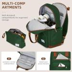 Larvender 3-Piece Expandable Carry-On Luggage Set