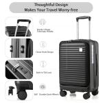 Lightweight Expandable Carry-On Luggage with Spinner Wheels