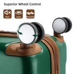 Larvender 3-Piece Expandable Carry-On Luggage Set