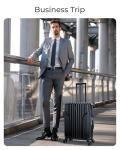 BAGSMART Expandable Carry-On Luggage with Wheels