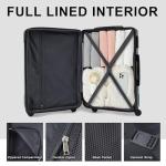 Merax 6-Piece Lightweight Green Hardshell Luggage Set