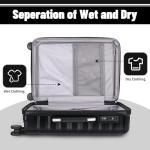 WireHot Lightweight 3-Piece Hardshell Luggage Set