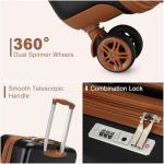 Kono Expandable 28-Inch Hardside Checked Luggage